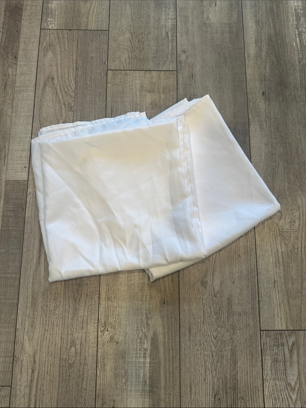 White Tablecloth - Classic Dining Linen (54”x54”)